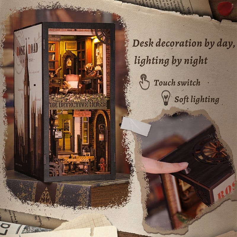 Book Nook Rose Detective Agency 23 x 11 cm