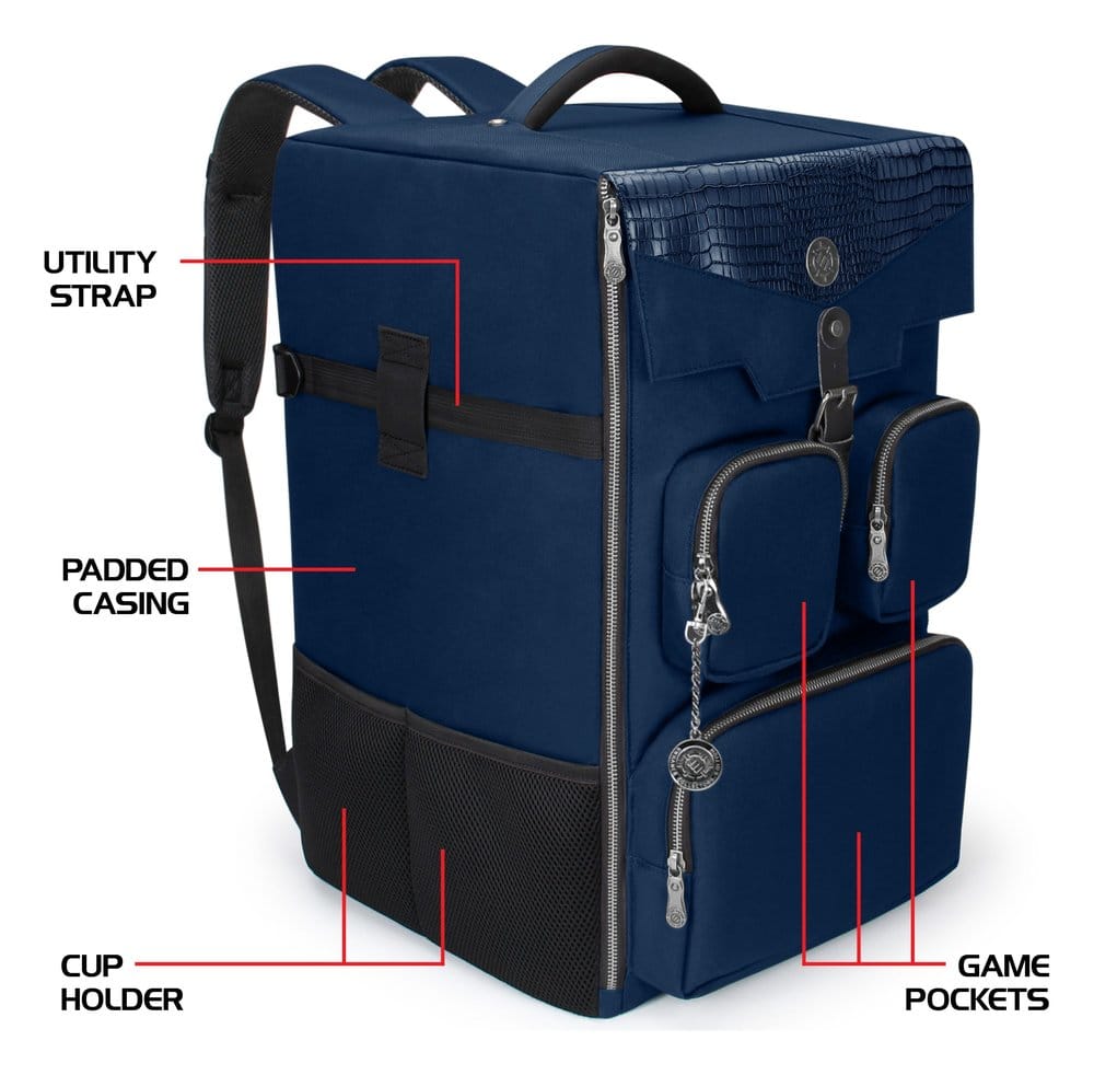 Enhance Board Game Backpack Collector's Edition Blue