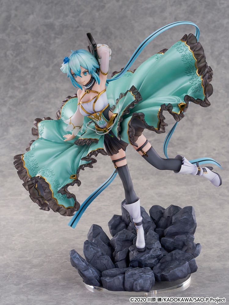 Sword Art Online SHIBUYA SCRAMBLE FIGURE PVC Statue 1/7 Sinon Crystal Dress Ver. 29 cm