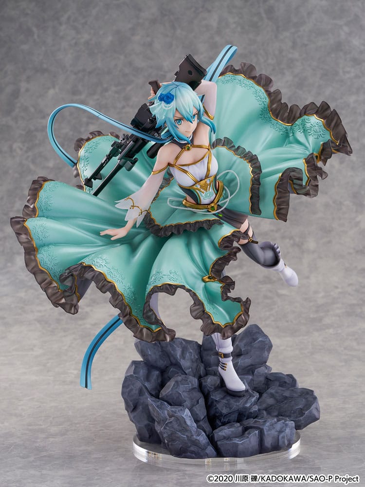 Sword Art Online SHIBUYA SCRAMBLE FIGURE PVC Statue 1/7 Sinon Crystal Dress Ver. 29 cm