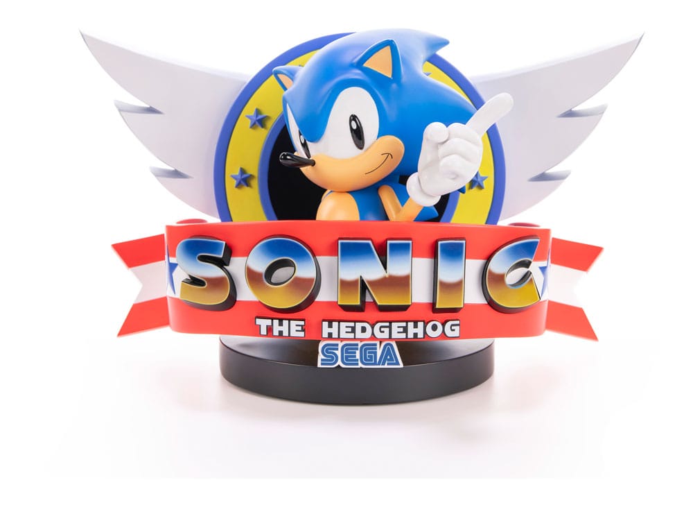 Sonic the Hedgehog Statue Sonic Title Screen 21 cm