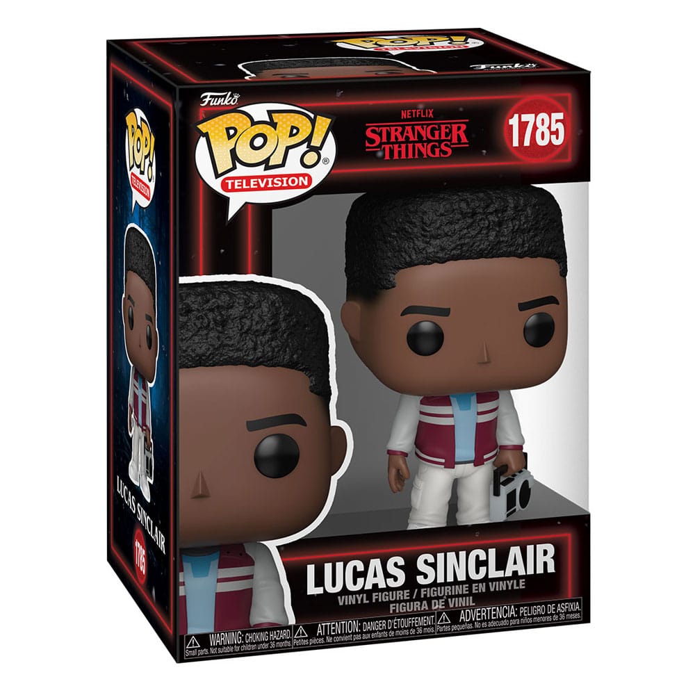 Stranger Things POP! Television Vinyl Figures Lucas Sinclair with Boombox 9 cm