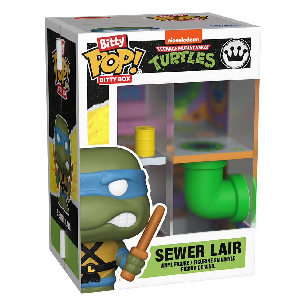 Teenage Mutant Ninja Turtles Bitty POP! Bitty Box Display with 2 Vinyl Figures Sewer Lair