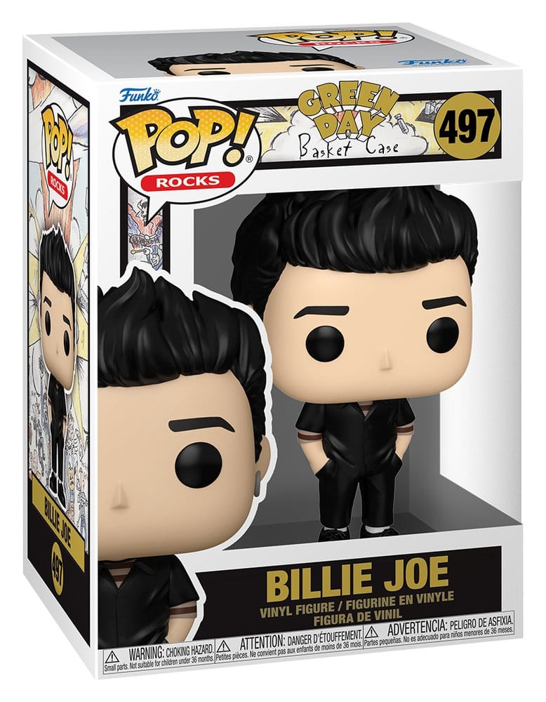 Green Day POP! Rocks Vinyl Figure Billie Joe (Basket Case) 9 cm