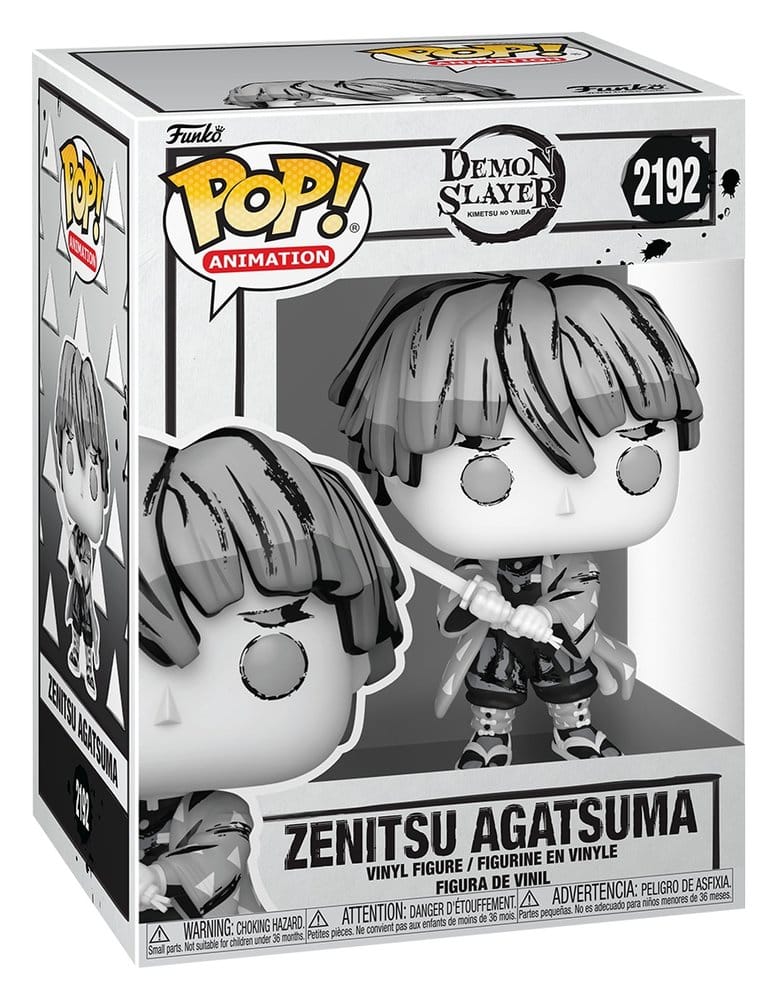 Demon Slayer: Kimetsu no Yaiba POP! Animation Vinyl Figures Zenitsu(Sumi-Ink) 9 cm