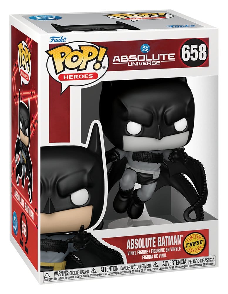 DC Comics POP! Comics Vinyl Figure Absolute Batman with Chase 9 cm Assortment (6)