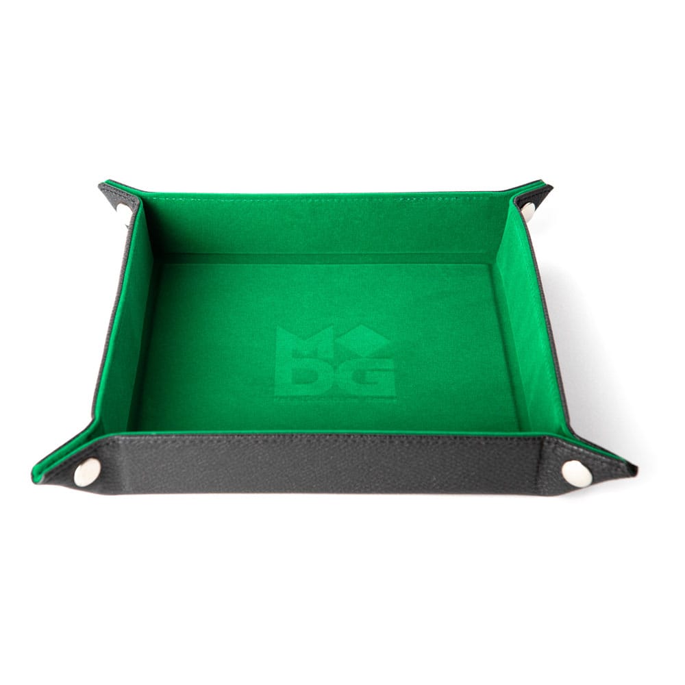 FanRoll Folding Dice Tray Velvet Green