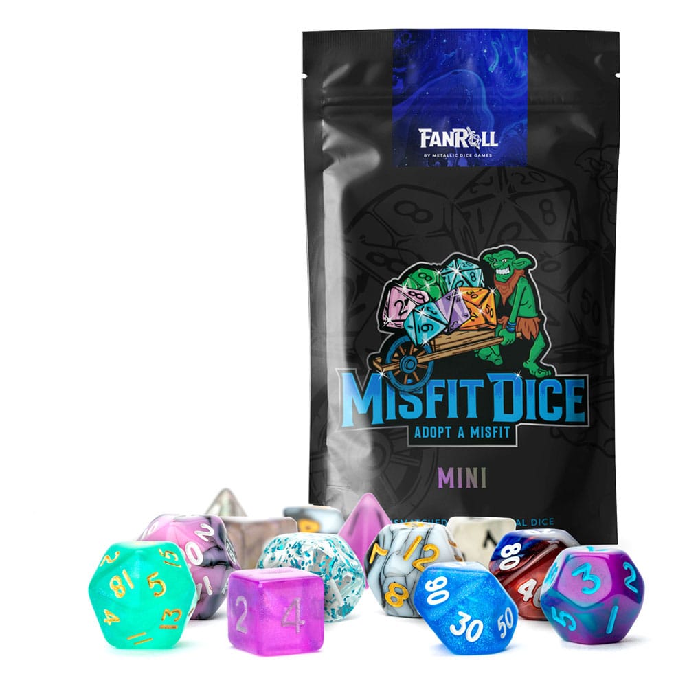 Misfit Dice Set Blind Bag Display Mini 2 Pack Assortment (12)