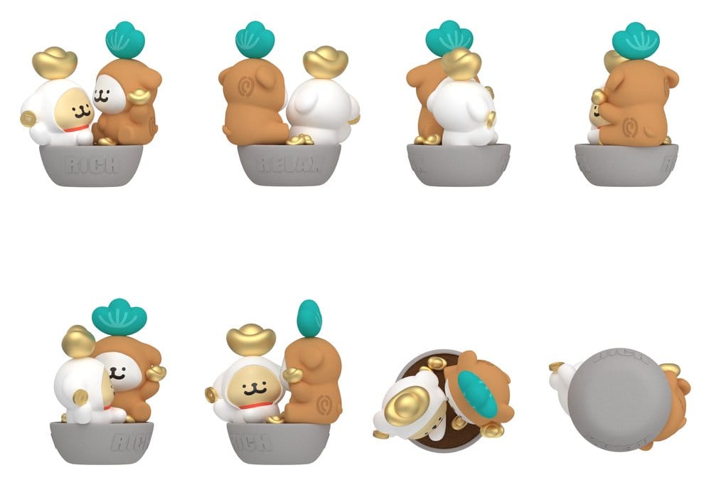 Maltese Blind Box Mini Figures Lucky Paws Series Display (8)