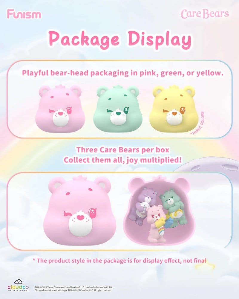 Care Bears Blind Box Mini Figures Little Things Cubby Face Series 5 cm Display (6)