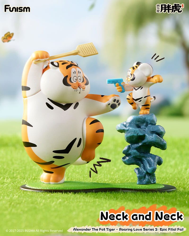 Alexander The Fat Tiger Mini Figures Roaring Love Series 2: Epic Filial Fabil7 cm Display (8)