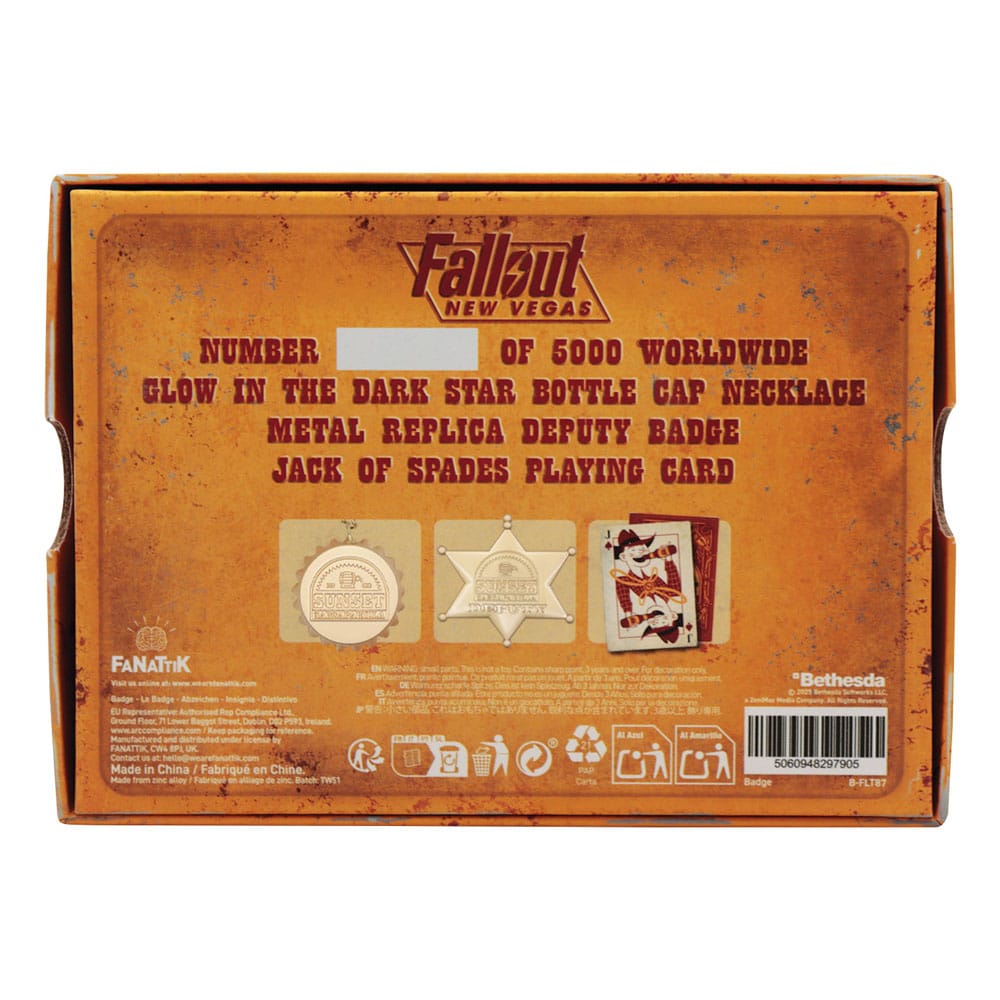 Fallout Replica Set Sunset Sarsaparilla Legend of the Star Gold Coloured Limited Edition