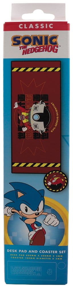 Sonic - The Hedgehog Desk Pad & Coaster Set Dr. Eggman