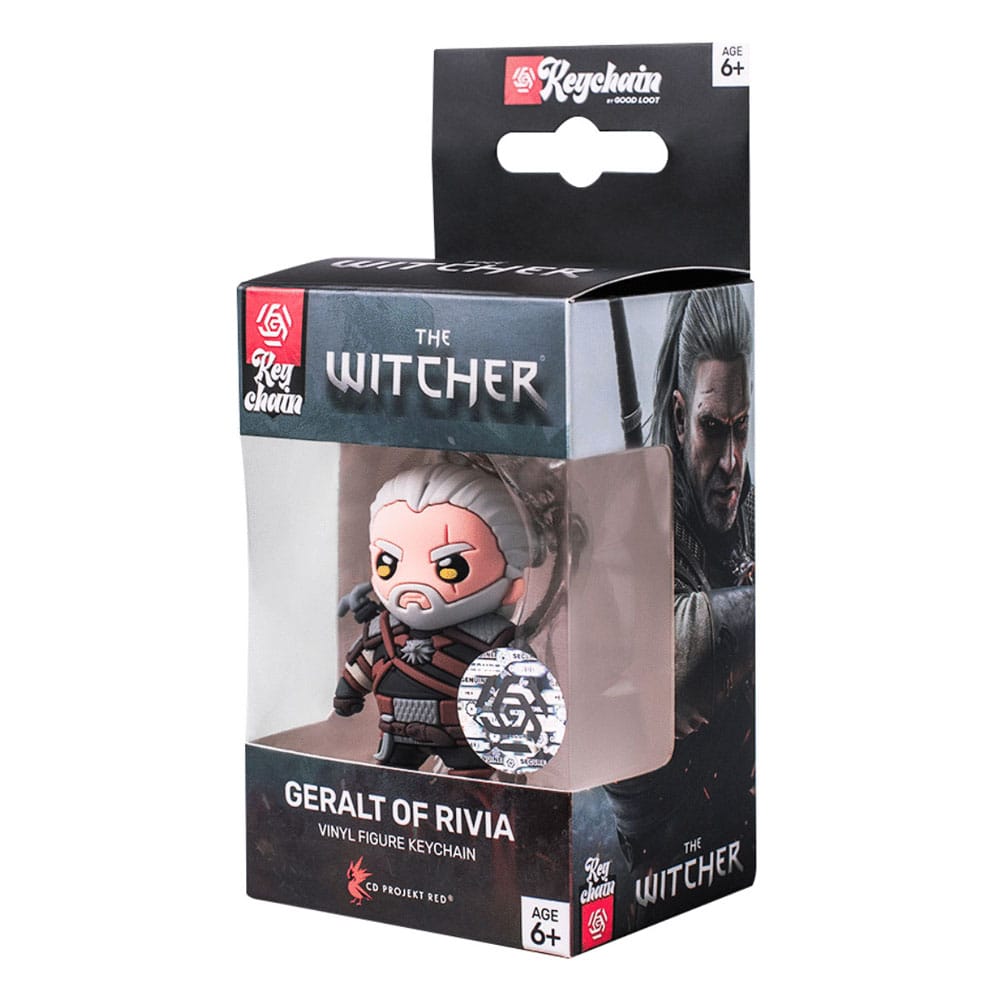 The Witcher III: Wild Hunt Vinyl Keychain Geralt of Rivia