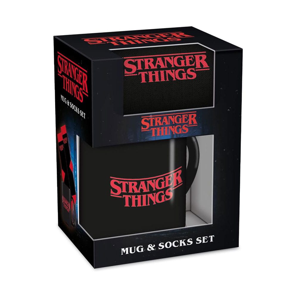 Stranger Things Mug & Socks Set Logo
