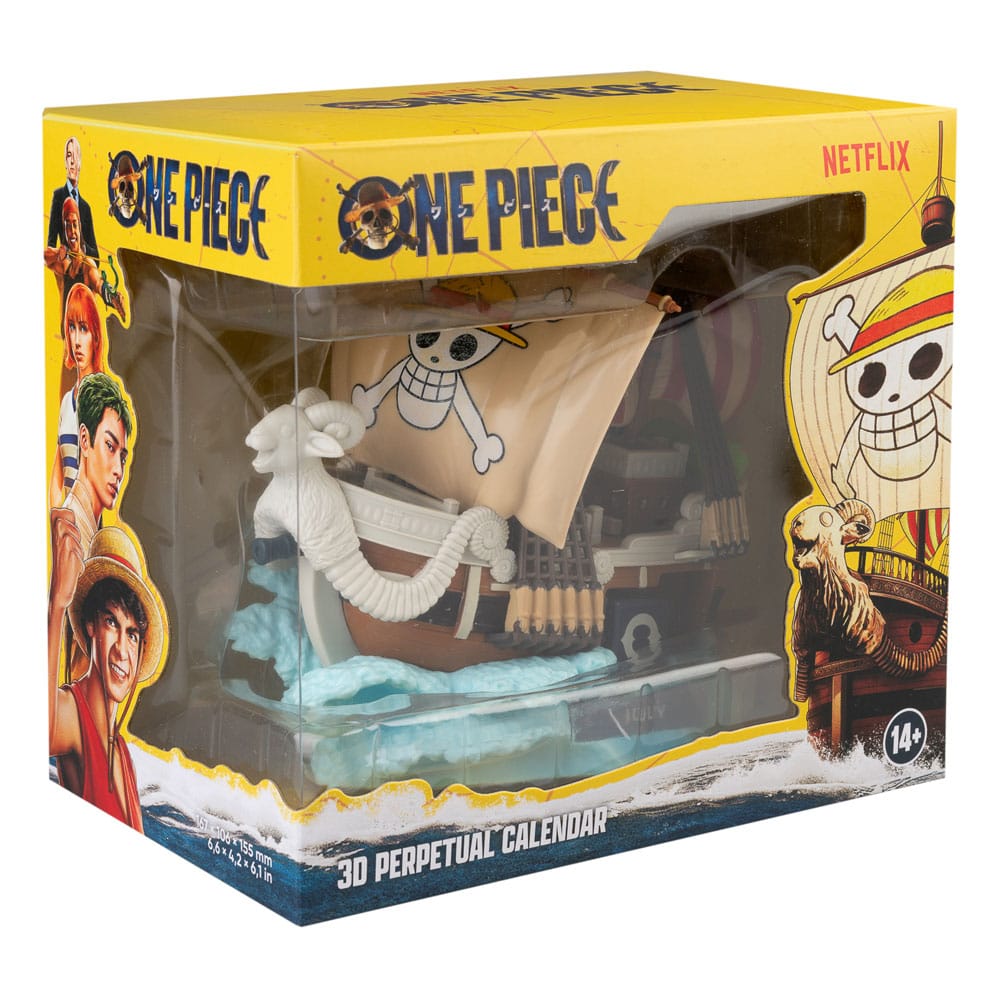 One Piece 3D perpetual Calendar Going Merry