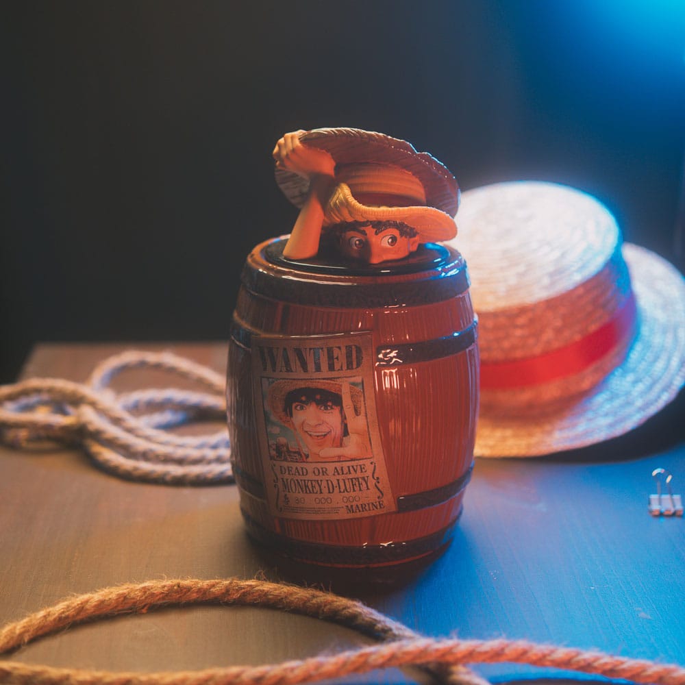 One Piece Cookie Jar Wanted Monkey D. Luffy