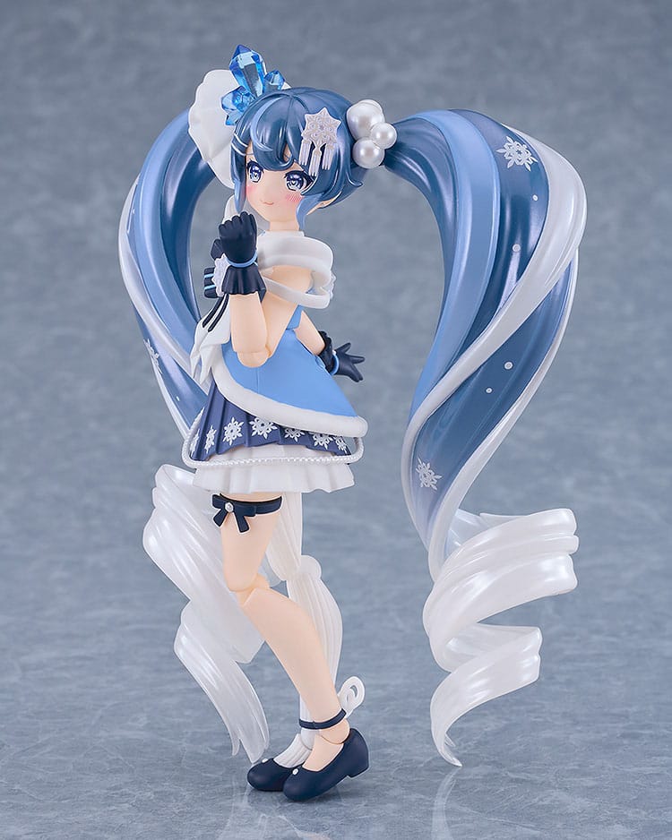 Character Vocal Series 01: Hatsune Miku Figma Action Figure Snow Miku: Crystal Snow Ver. 13 cm