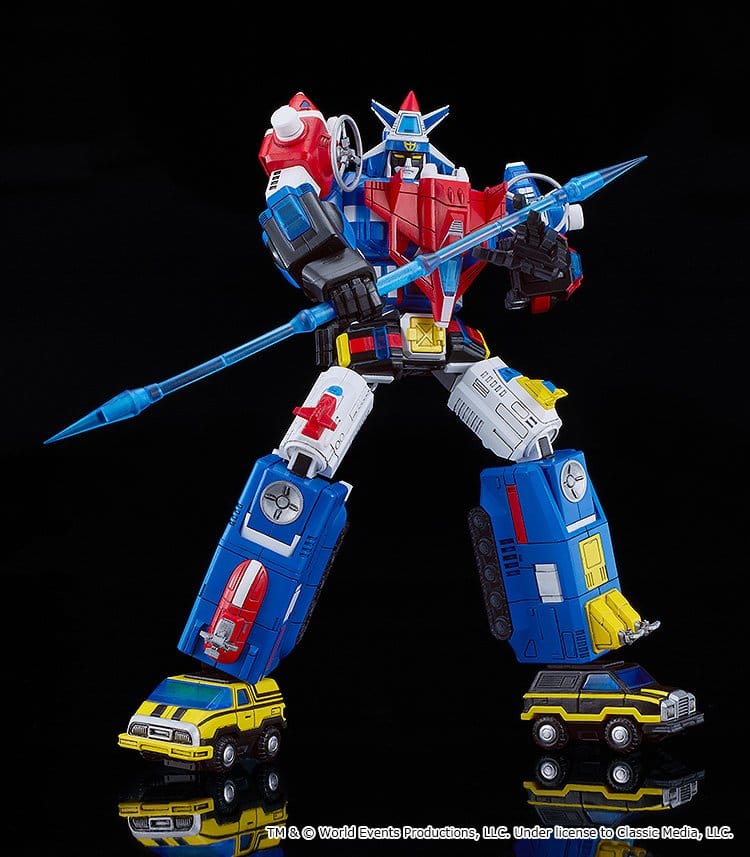 Armored Fleet Dairugger XV Moderoid Plastic Model Kit Dairugger XV 20 cm
