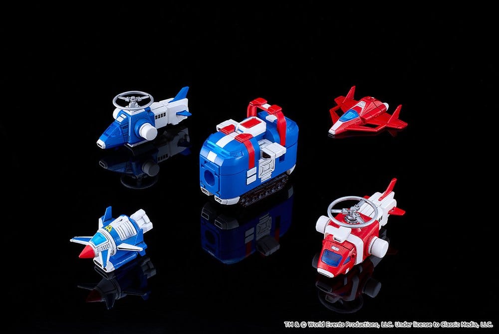 Armored Fleet Dairugger XV Moderoid Plastic Model Kit Dairugger XV 20 cm