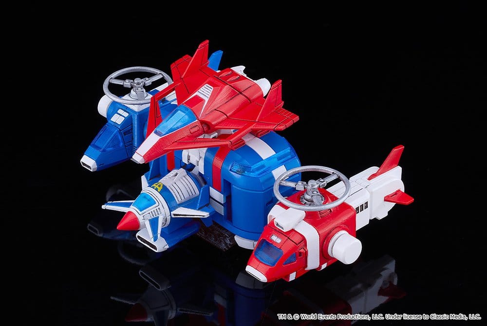 Armored Fleet Dairugger XV Moderoid Plastic Model Kit Dairugger XV 20 cm