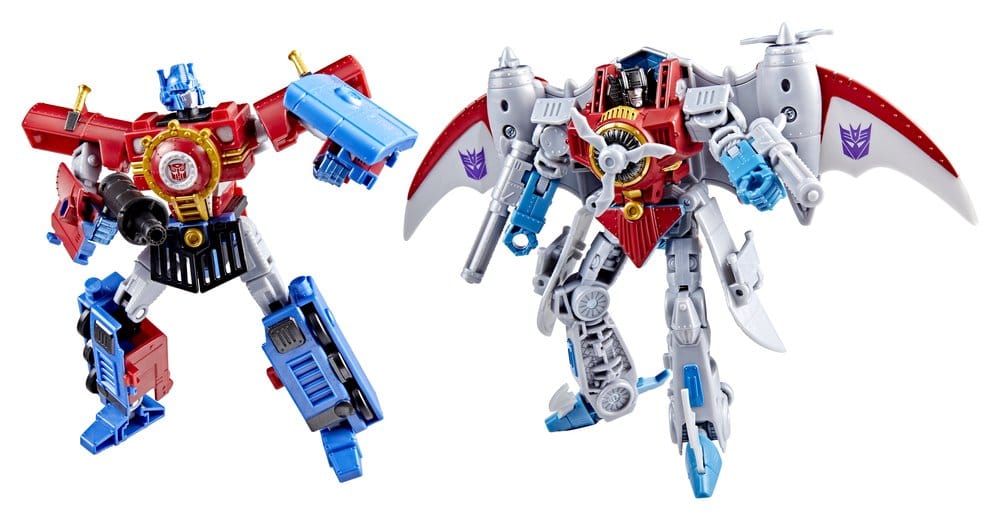 Transformers Timelines Hearts of Steel Comic Edition Action Figures Optimus Prime & Starscream 14 cm