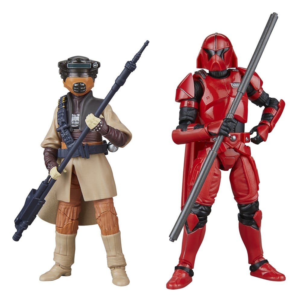 Star Wars: Shadows of the Empire Black Series Action Figures Luke Skywalker (Imperial Guard) & Princess Leia Organa (Boushh) 15 cm