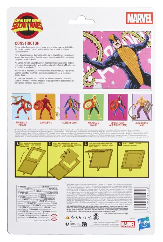 Secret Wars Marvel Legends Action Figure Constrictor 15 cm