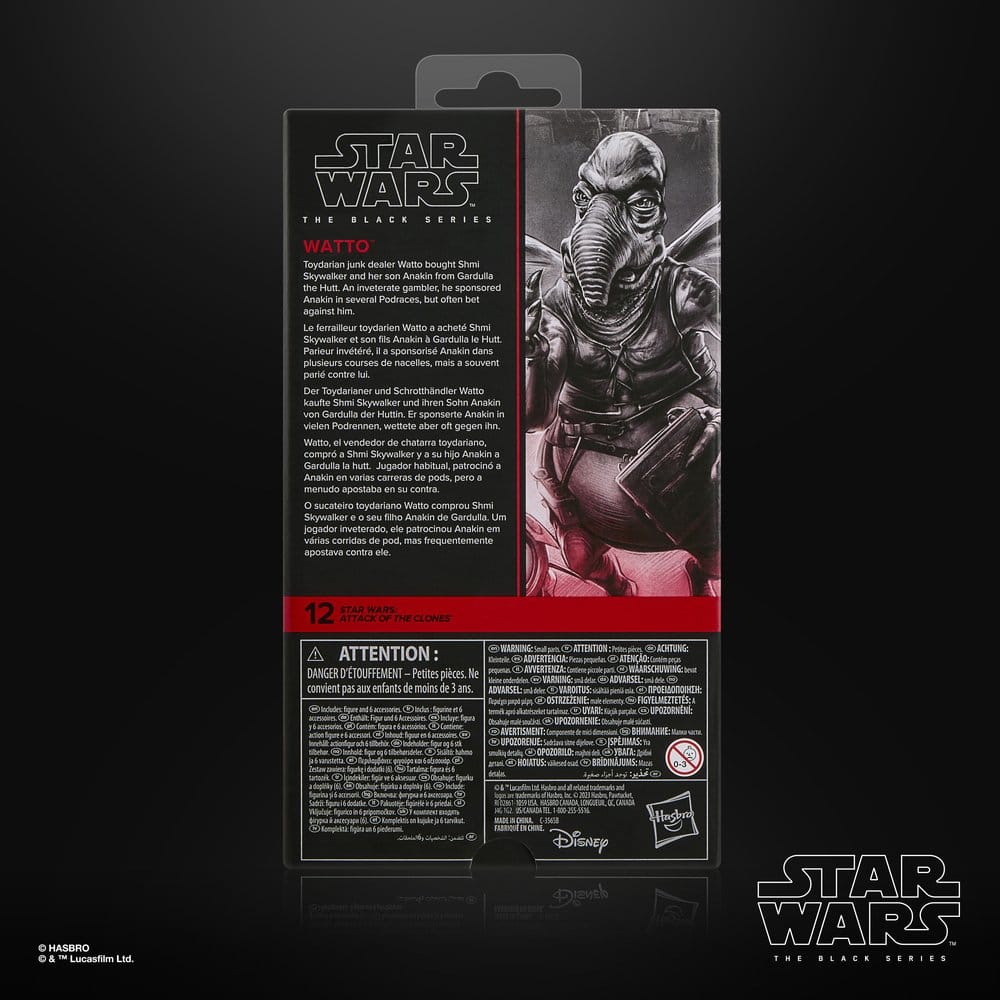 Star Wars Episode II Black Series Action Figure Watto 15 cm