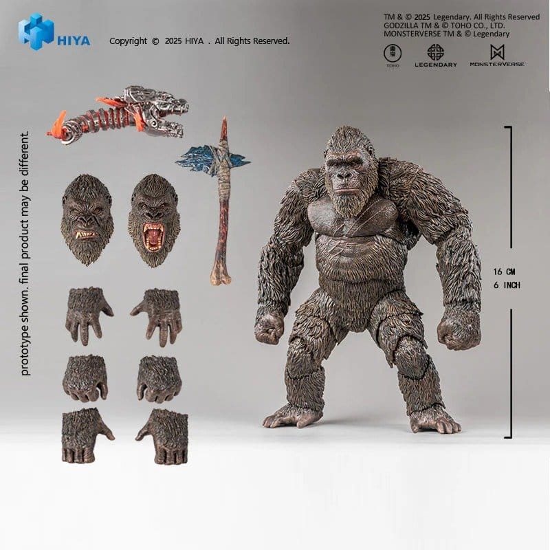 Godzilla vs. Kong Exquisite Basic Series Action Figure Kong 2.0 16 cm