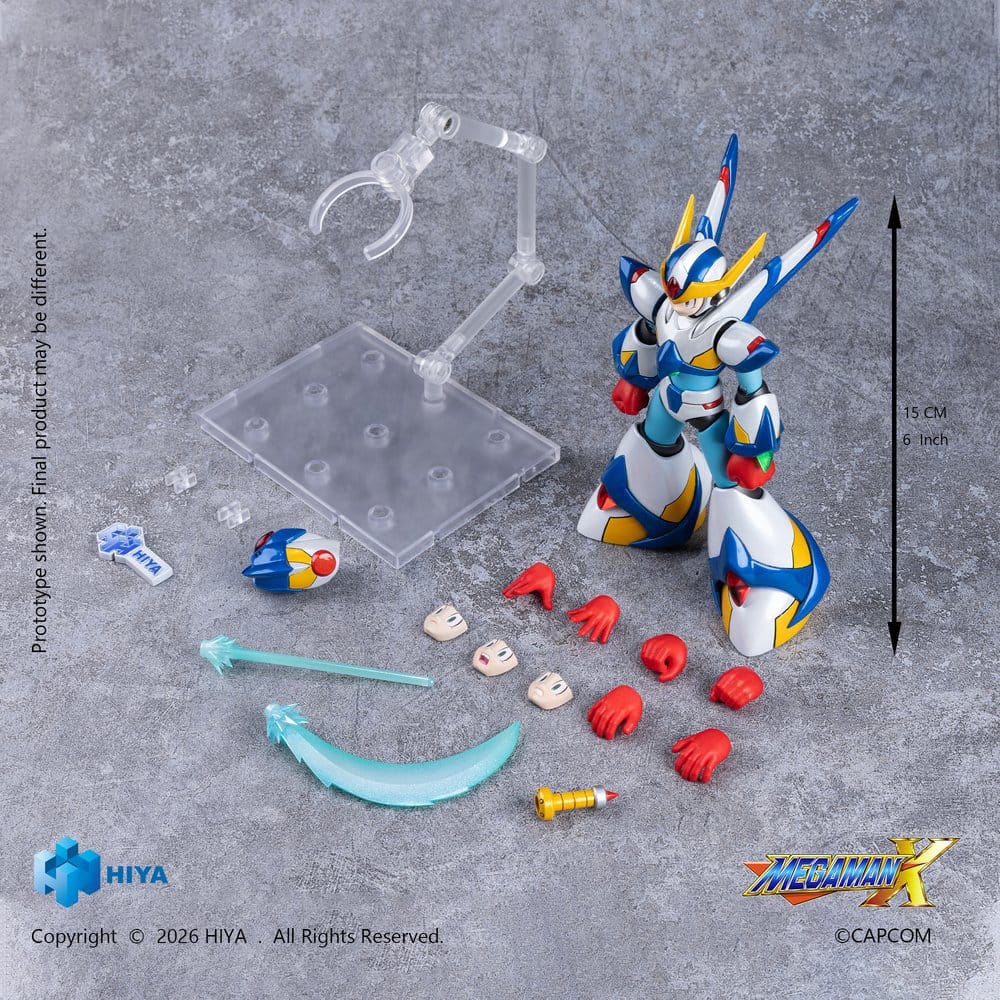 Mega Man X Exquisite Basic Series Actionfigur X Falcon Armor Version 15 cm