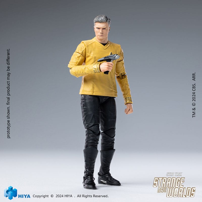 Star Trek Strange New Worlds Exquisite Mini Series Actionfigur 1/18 Pike 11 cm