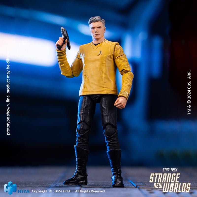 Star Trek Strange New Worlds Exquisite Mini Series Actionfigur 1/18 Pike 11 cm