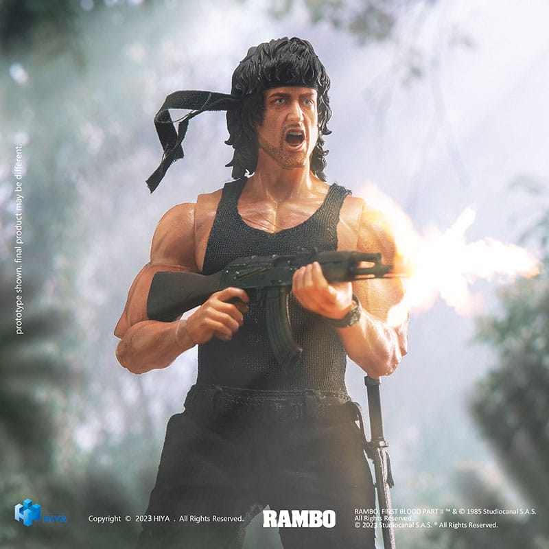 First Blood II Exquisite Super Series Actionfigur 1/12 First Blood II John Rambo 16 cm