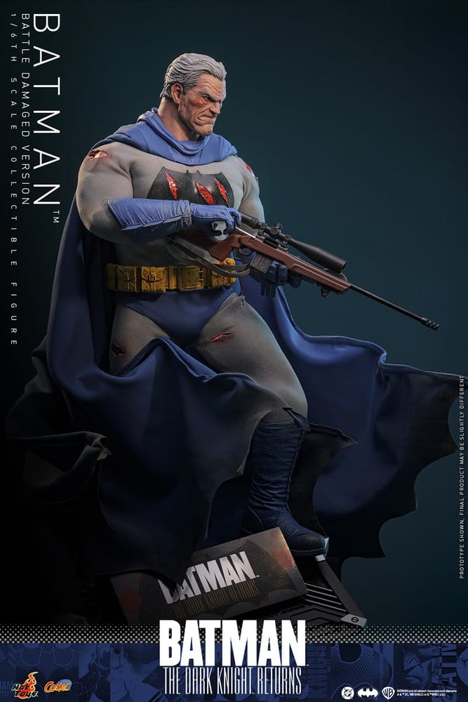 Batman: The Dark Knight Returns Comic Masterpiece Action Figure 1/6 Batman (Battle Damaged Version) 32 cm