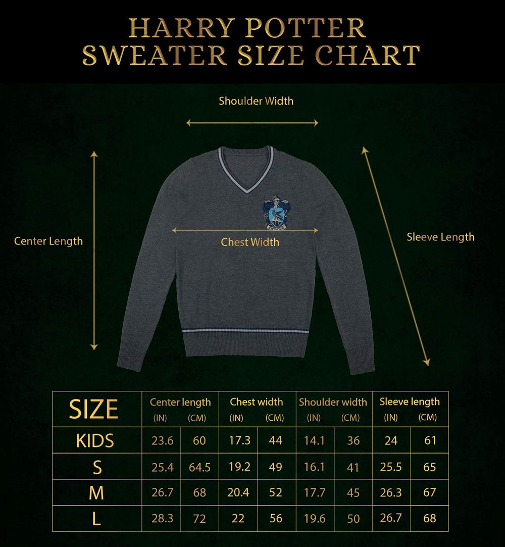 Harry Potter Knitted Sweater Ravenclaw Size S