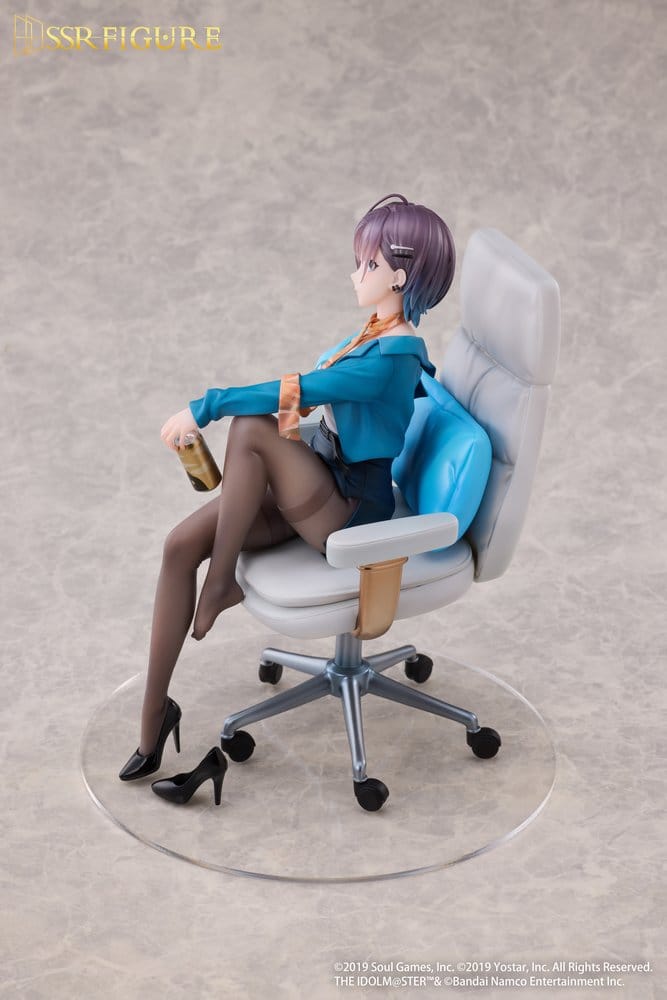 Idolmaster Shiny Colors x Mahjong Soul SSR PVC Statue 1/7 Asakura Tooru Leisurely Grace Ver. 21 cm