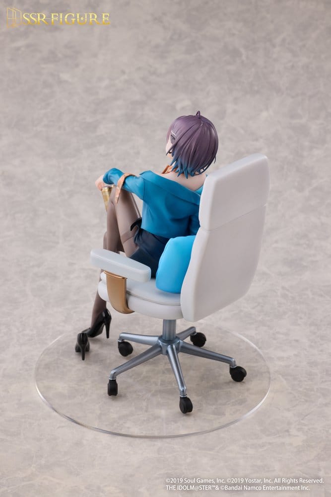 Idolmaster Shiny Colors x Mahjong Soul SSR PVC Statue 1/7 Asakura Tooru Leisurely Grace Ver. 21 cm