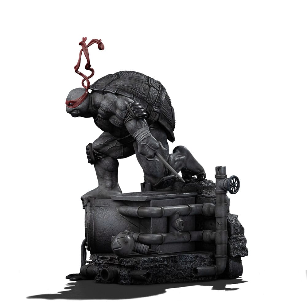 Teenage Mutant Ninja Turtles Art Scale Statue 1/10 Raphael Black and White Variant 26 cm heo exclusive