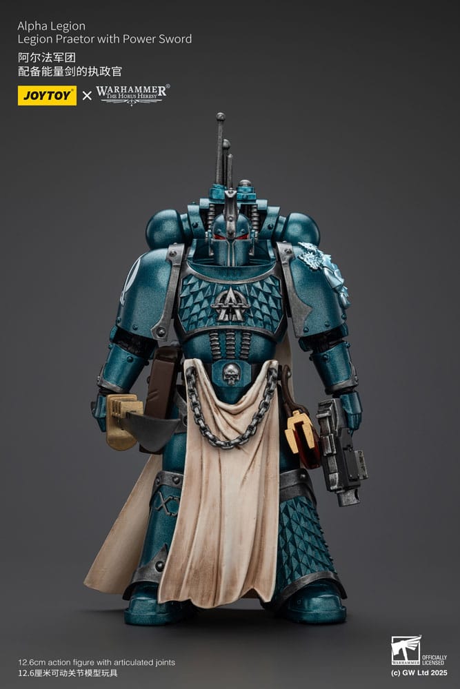 Warhammer The Horus Heresy Action Figure Alpha Legion Praetor with Power Sword 13 cm