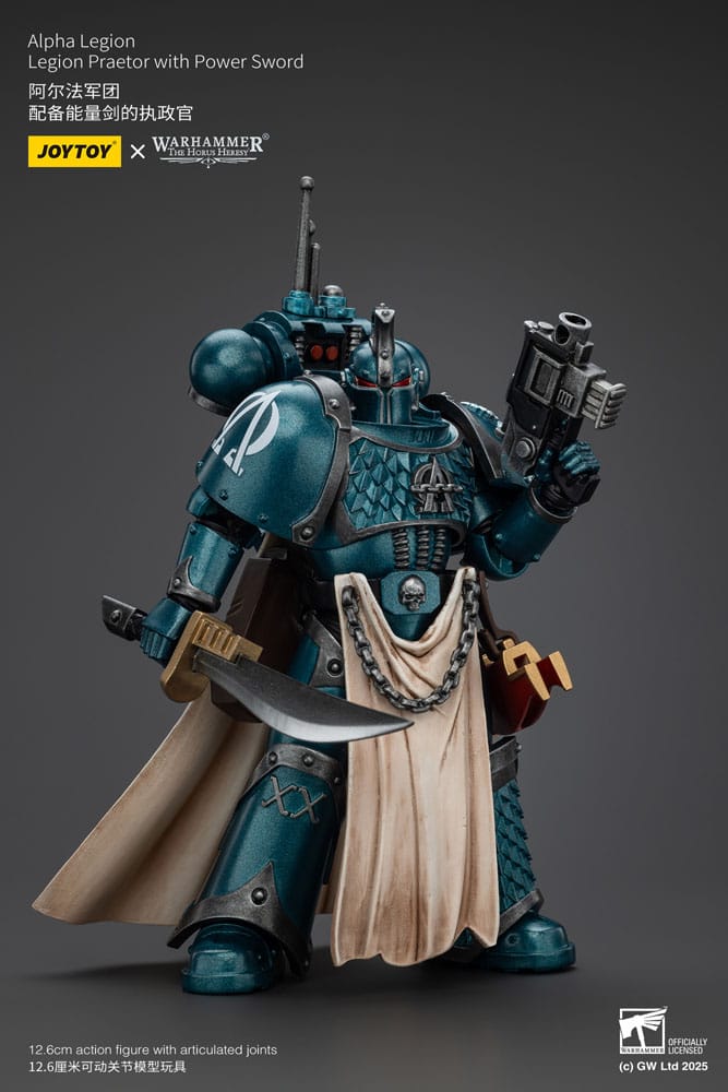 Warhammer The Horus Heresy Action Figure Alpha Legion Praetor with Power Sword 13 cm