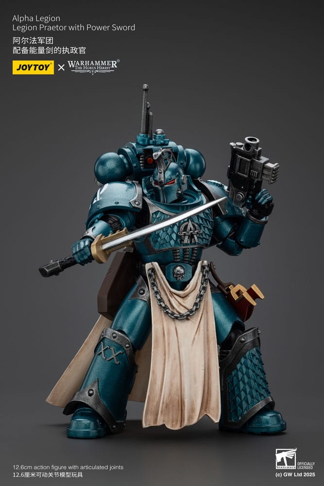 Warhammer The Horus Heresy Action Figure Alpha Legion Praetor with Power Sword 13 cm