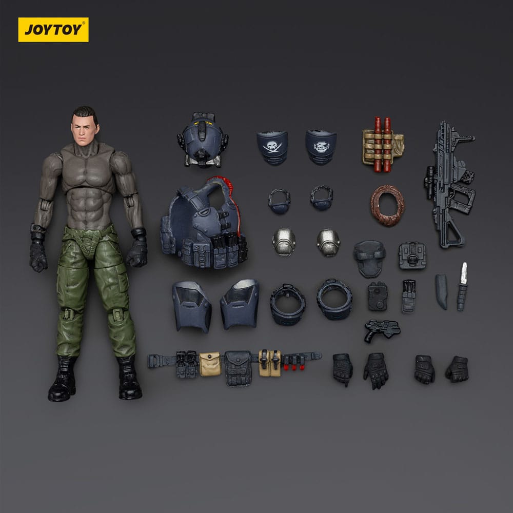 APOC Series Dark Source Action Figur Stellar Scar Assault Team Ghostmanganese 11 cm