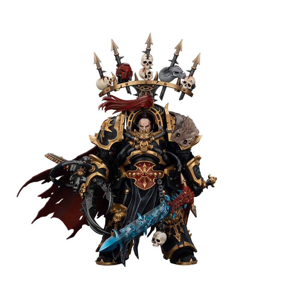Warhammer 40,000 Action Figure Black Legion Abaddon the Despoiler with Drach'nyen and the Talo 16 cm