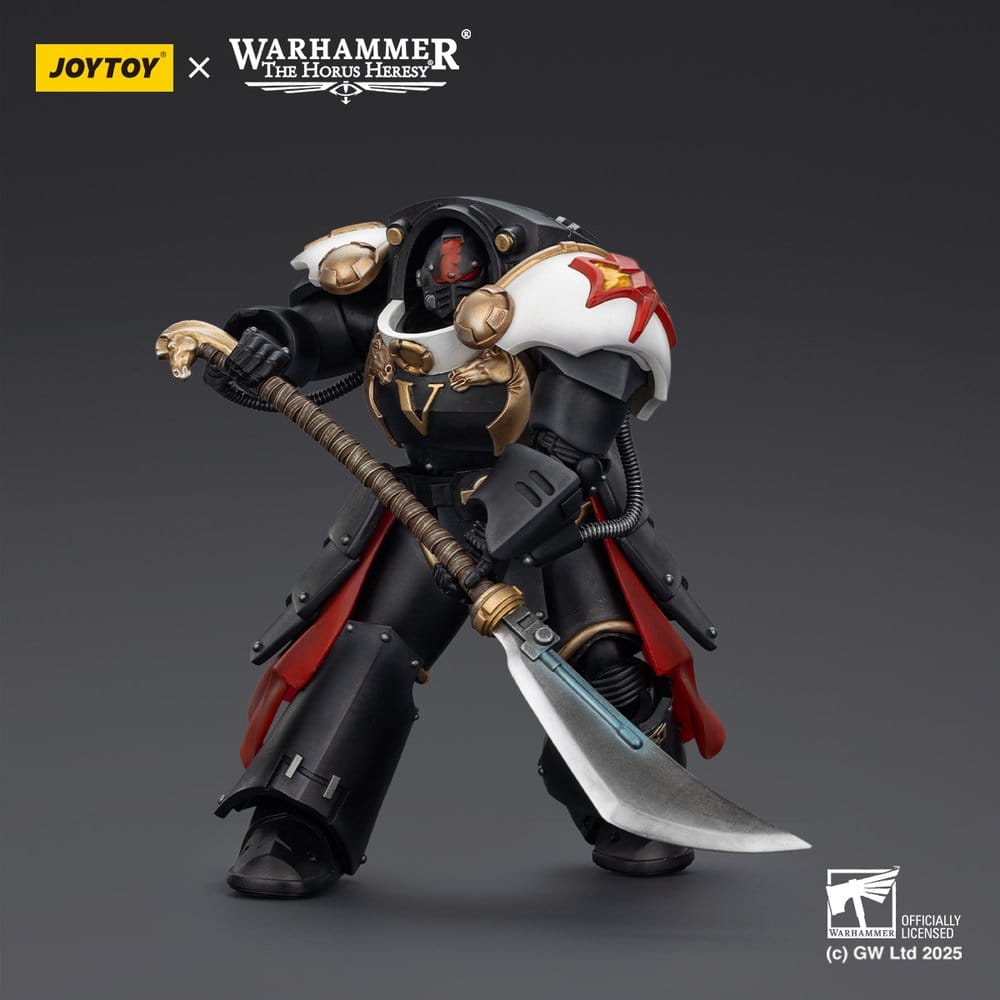 Warhammer The Horus Heresy Action Figure White Scars Ebon Keshig Terminator 1 with Power Glaive 13 cm