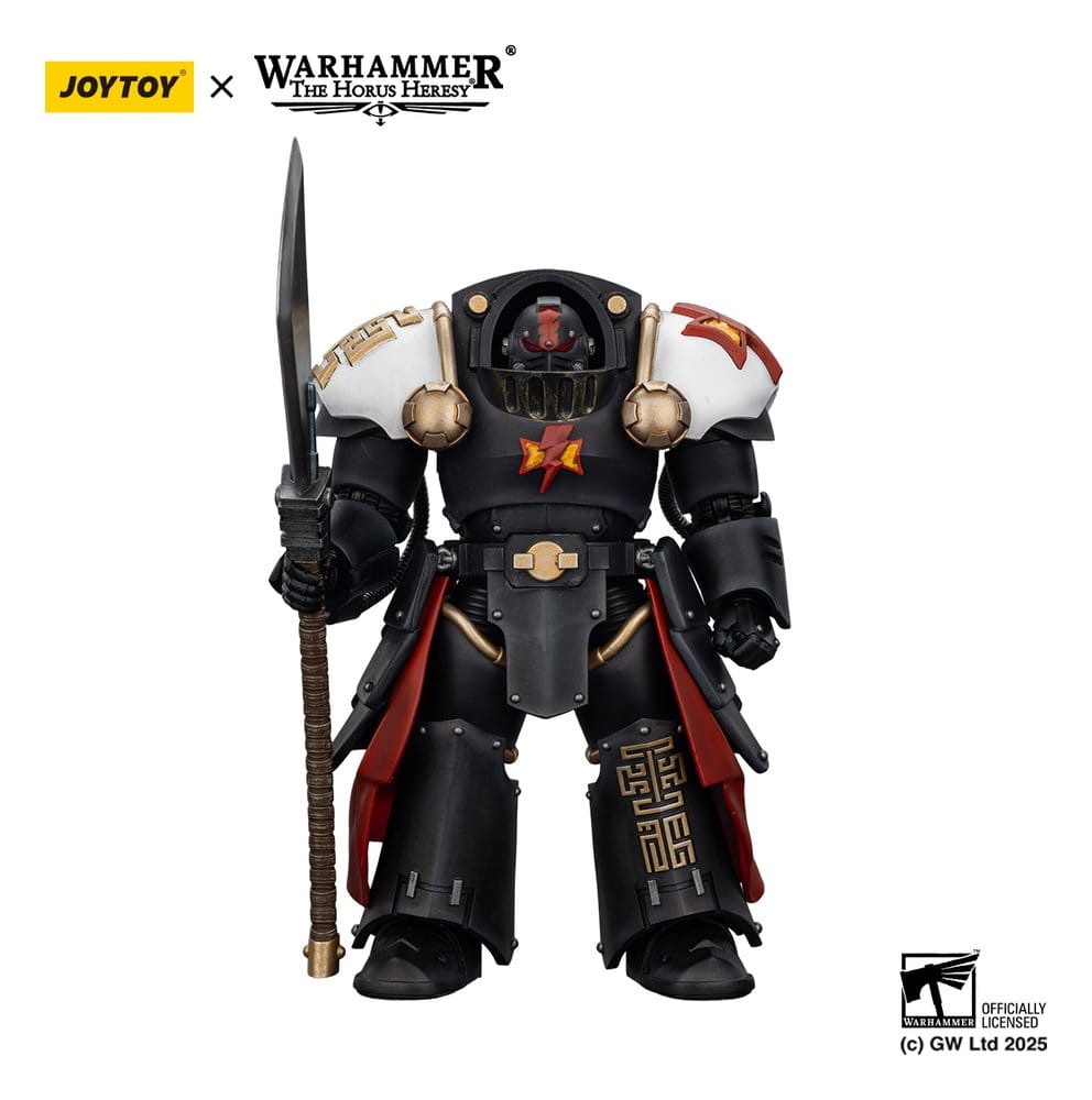 Warhammer The Horus Heresy Action Figure White Scars Ebon Keshig Terminator 2 with Power Glaive 13 cm