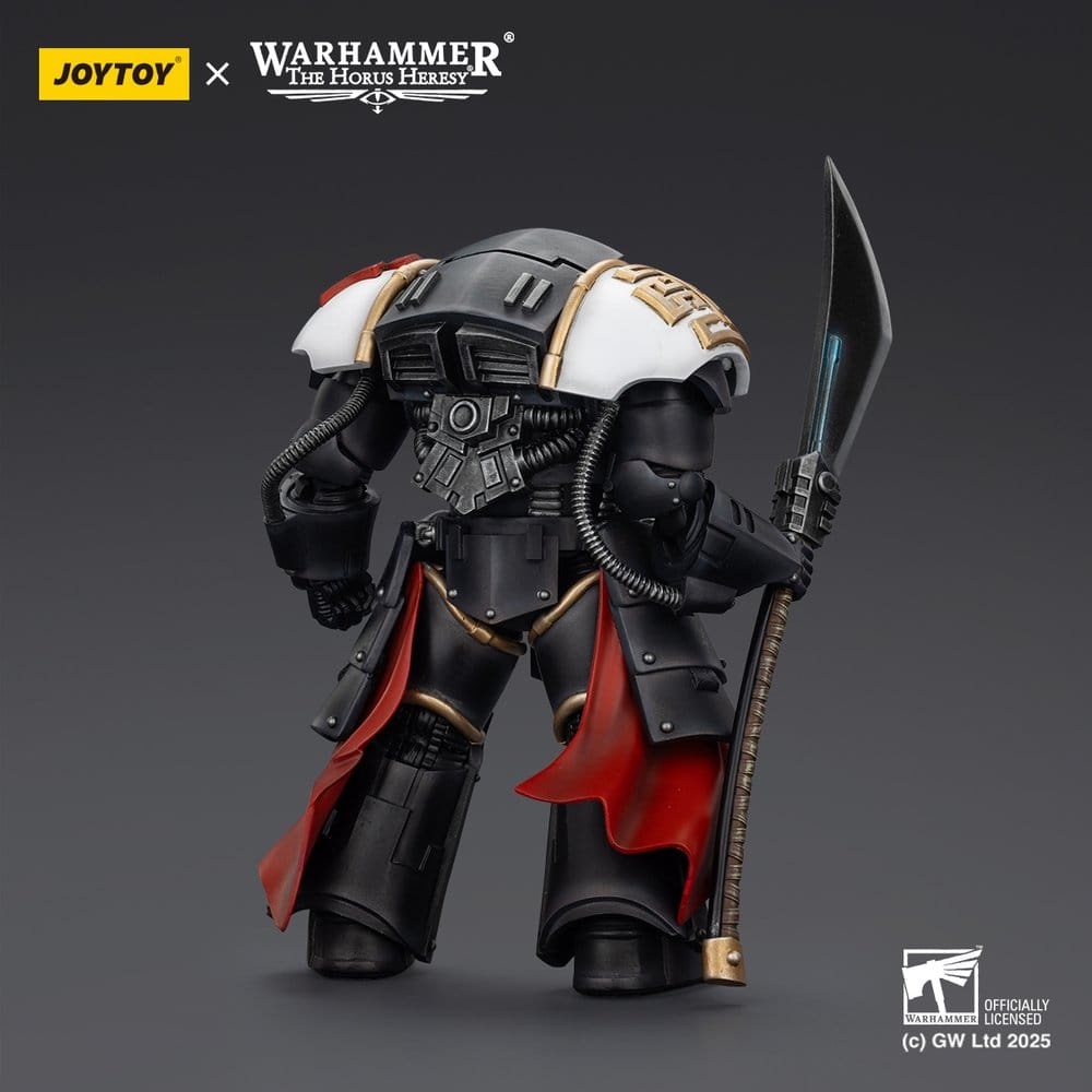 Warhammer The Horus Heresy Action Figure White Scars Ebon Keshig Terminator 2 with Power Glaive 13 cm