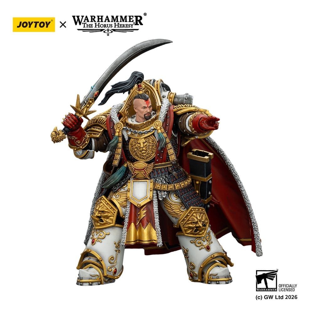 Warhammer The Horus Heresy Action Figure White Scars Jaghatai Khan Primarch of the Vth Legion 19 cm