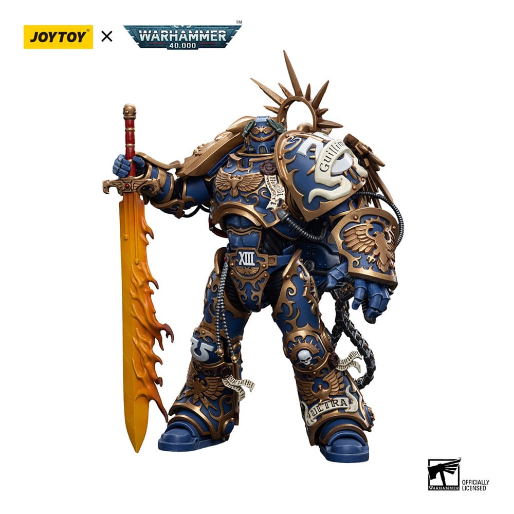 Warhammer 40k Action Figure 1/18 Ultramarines Primarch Roboute Guilliman 12 cm Reproduction