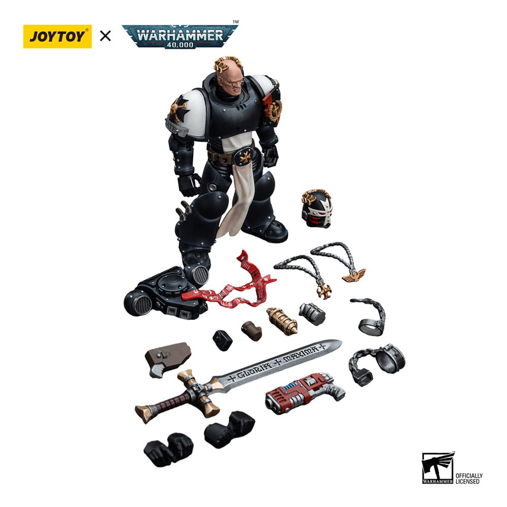 Warhammer 40k Action Figure 1/18 Black Templars Emperor's Champion Bayard's Revenge 12 cm